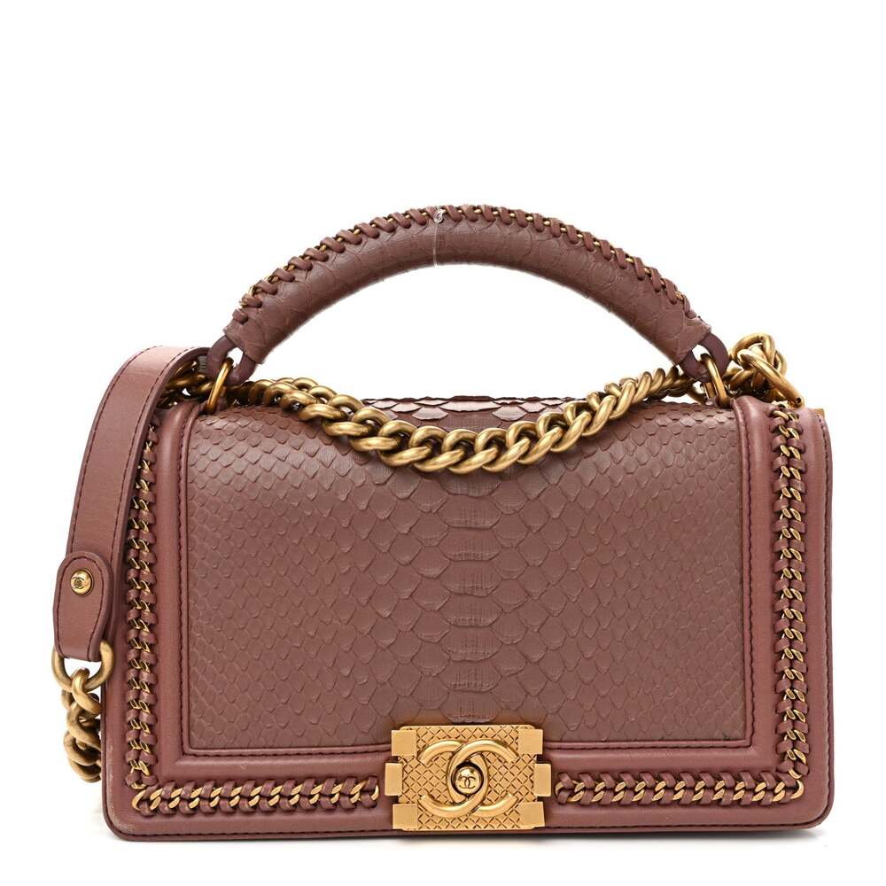 Chanel Snakeskin Calfskin Medium Chain #293380C52B